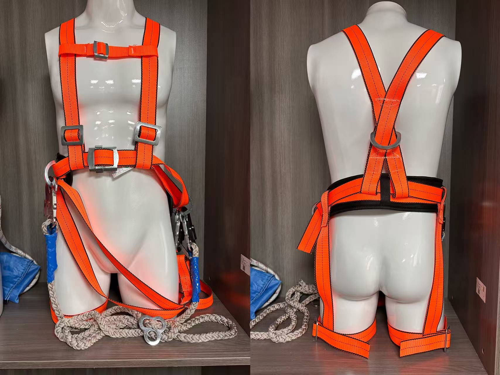 橙色高空电力围杆安全带